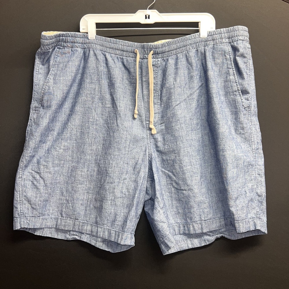 Classic Fit Chino Shorts casual Men's chambray 2XB